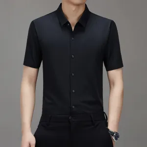 Eis-Seide Herrenhemd von Herrn Eleganz - Das ultimative Sommer Statement