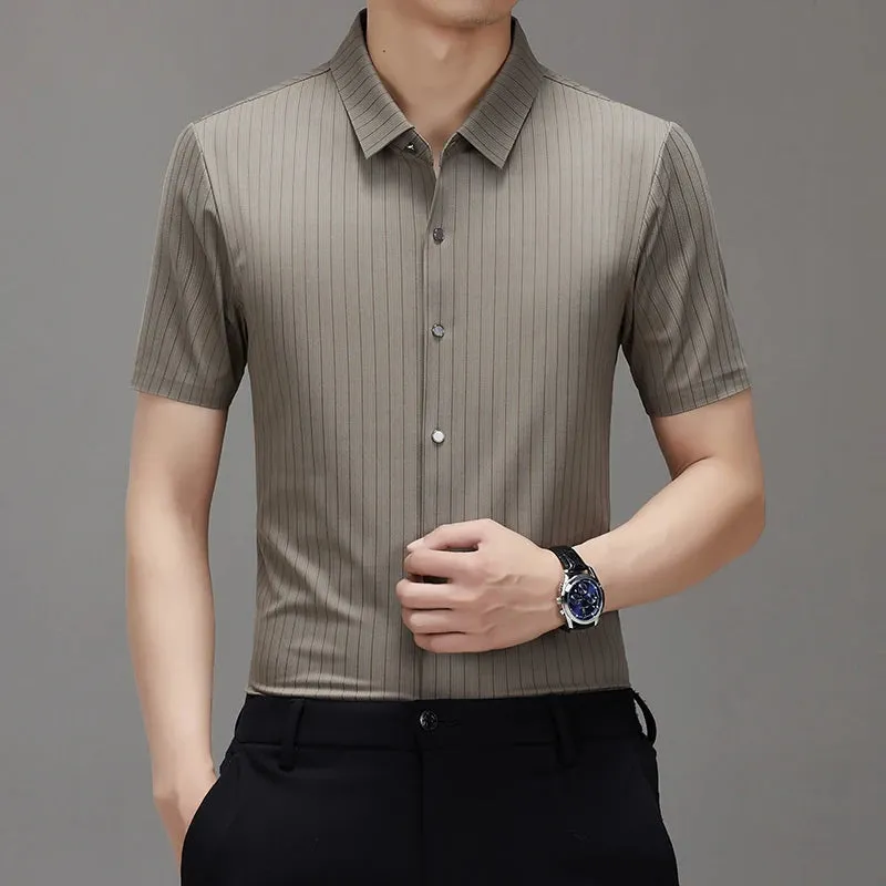 Eis-Seide Herrenhemd von Herrn Eleganz - Das ultimative Sommer Statement