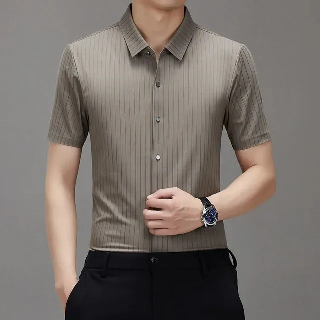 Eis-Seide Herrenhemd von Herrn Eleganz - Das ultimative Sommer Statement