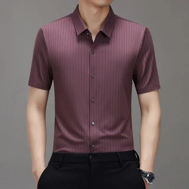 Eis-Seide Herrenhemd von Herrn Eleganz - Das ultimative Sommer Statement