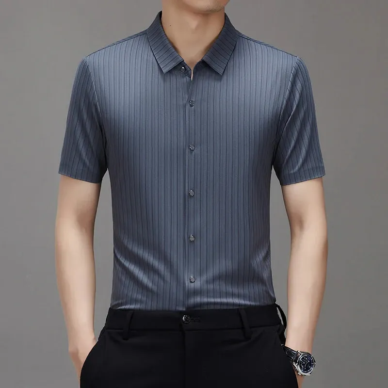 Eis-Seide Herrenhemd von Herrn Eleganz - Das ultimative Sommer Statement