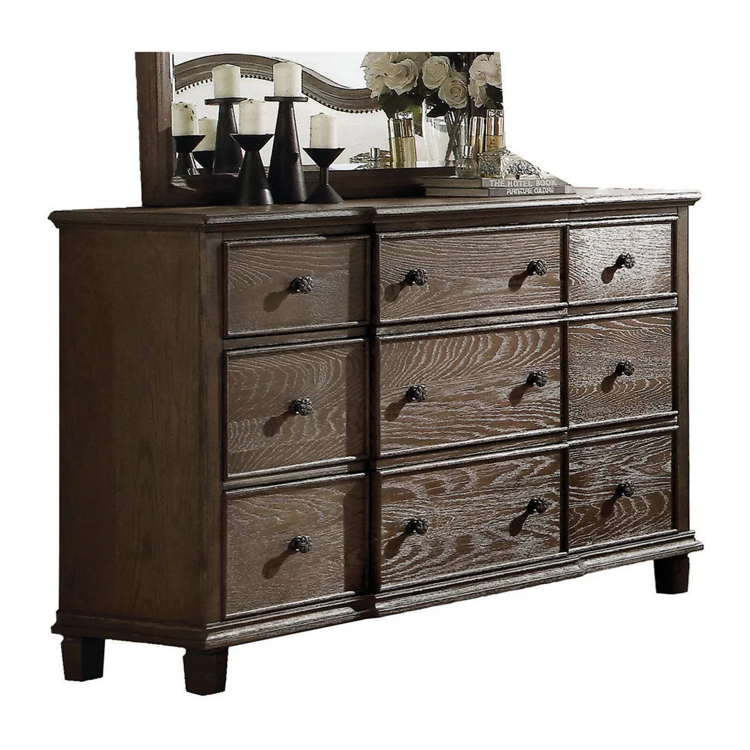 Epworth 9-Drawer Dresser in Weathered Oak Laurel Foundry Modern Farmhouse®