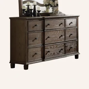 Epworth 9-Drawer Dresser in Weathered Oak Laurel Foundry Modern Farmhouse®