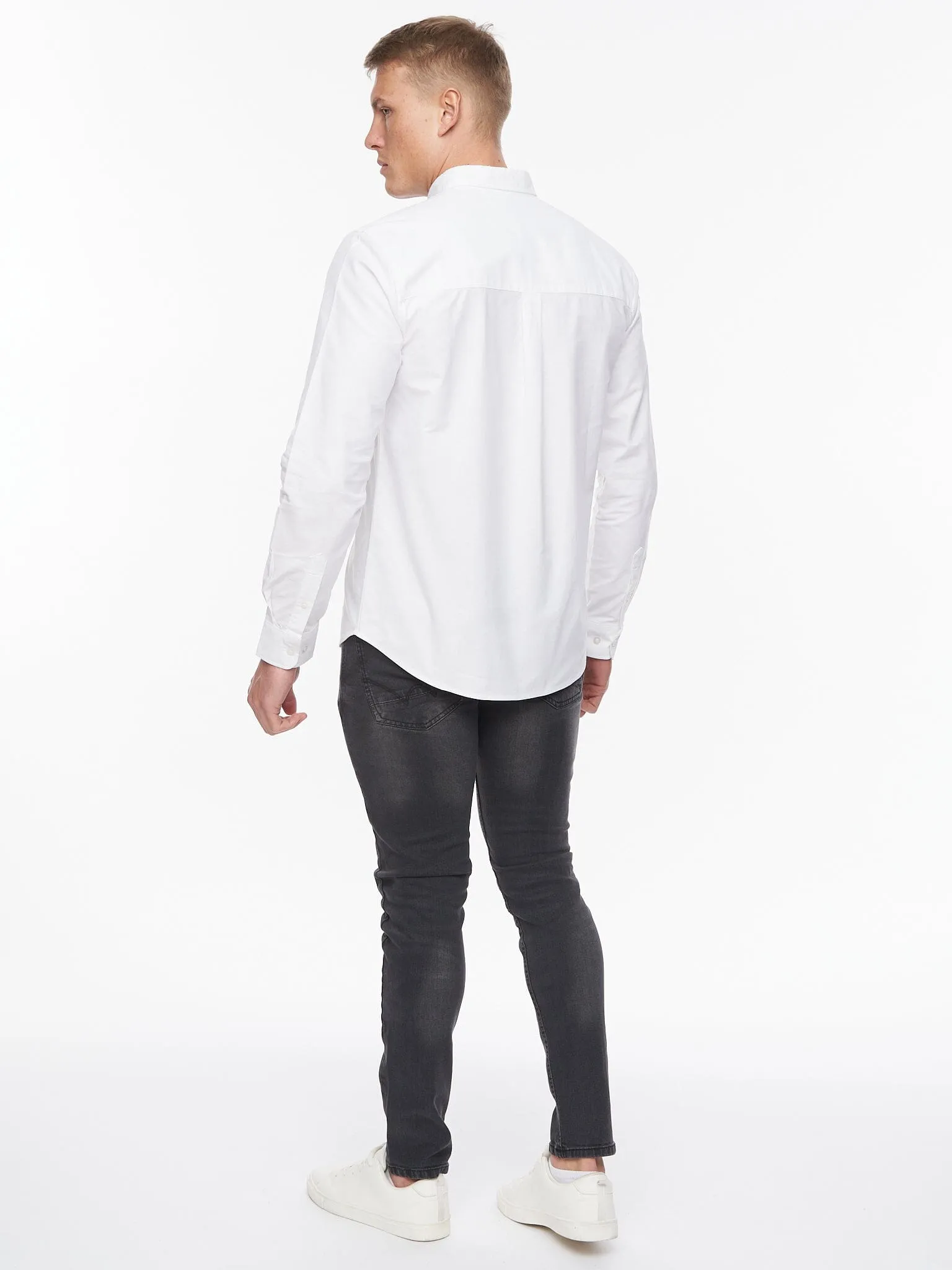 Ervin Oxford Shirt White