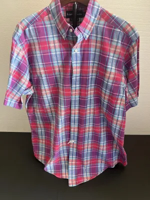 EUC - Ralph Lauren Polo Men's Short Sleeve Button-Down Oxford Shirt