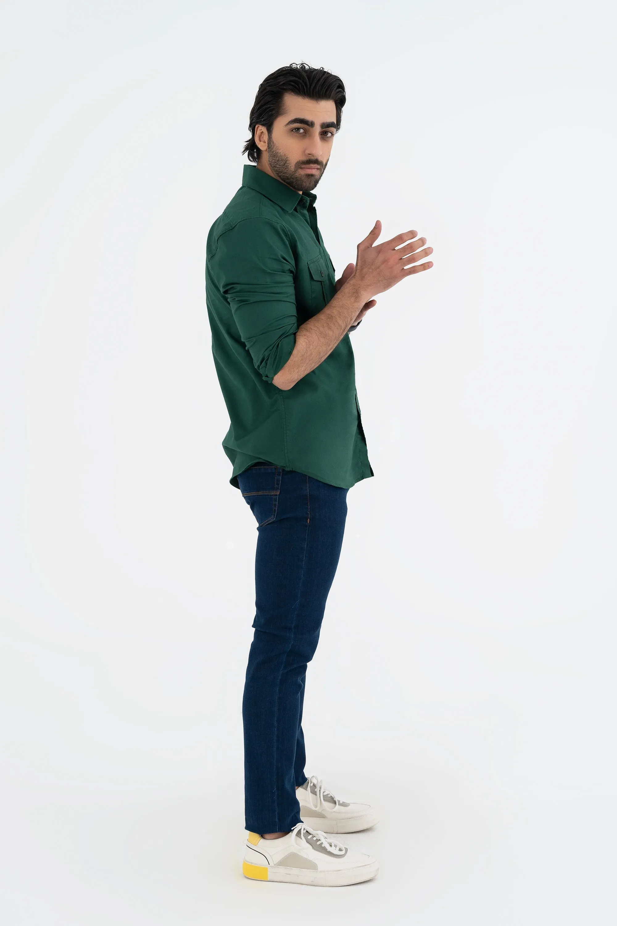 Everyday Stylish Green Shirt