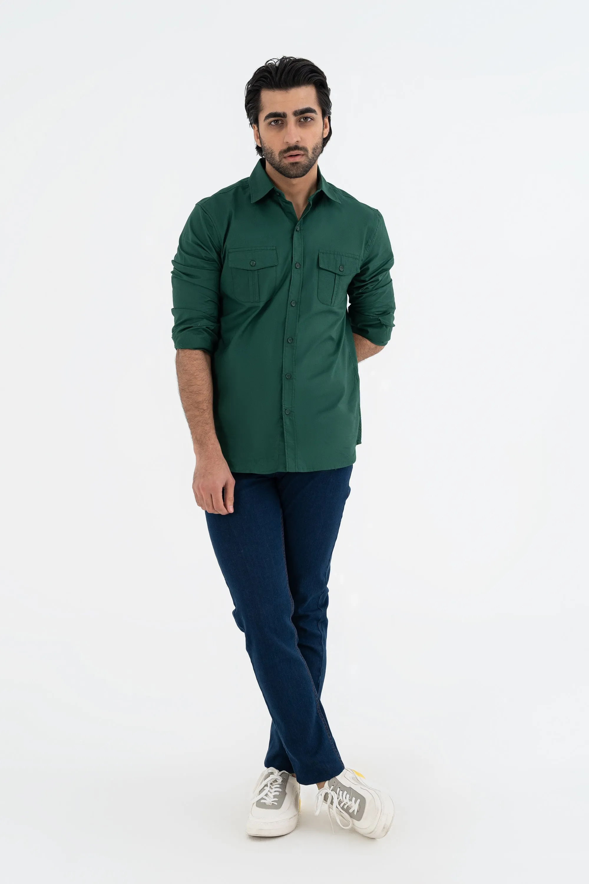 Everyday Stylish Green Shirt