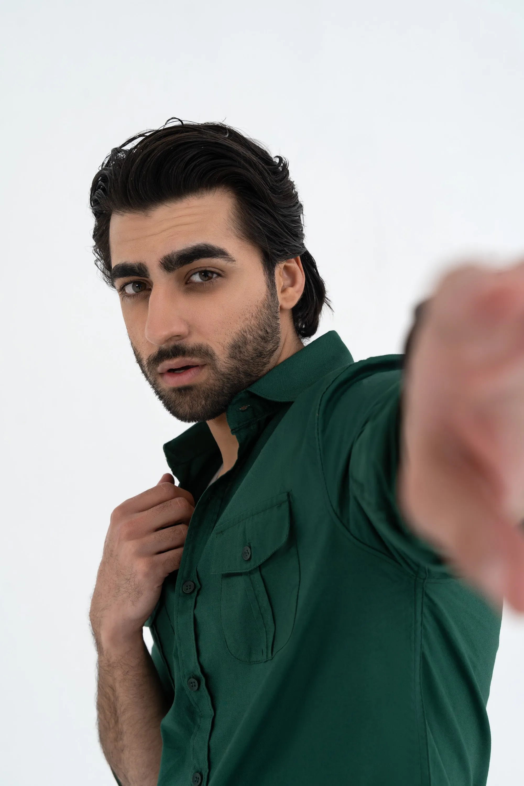 Everyday Stylish Green Shirt