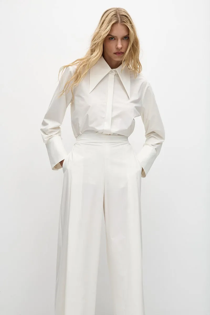 F607 8700 PEAK COLLAR SHIRT