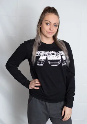 Fargo Theater 701 Long Sleeve Tee Shirt-Black
