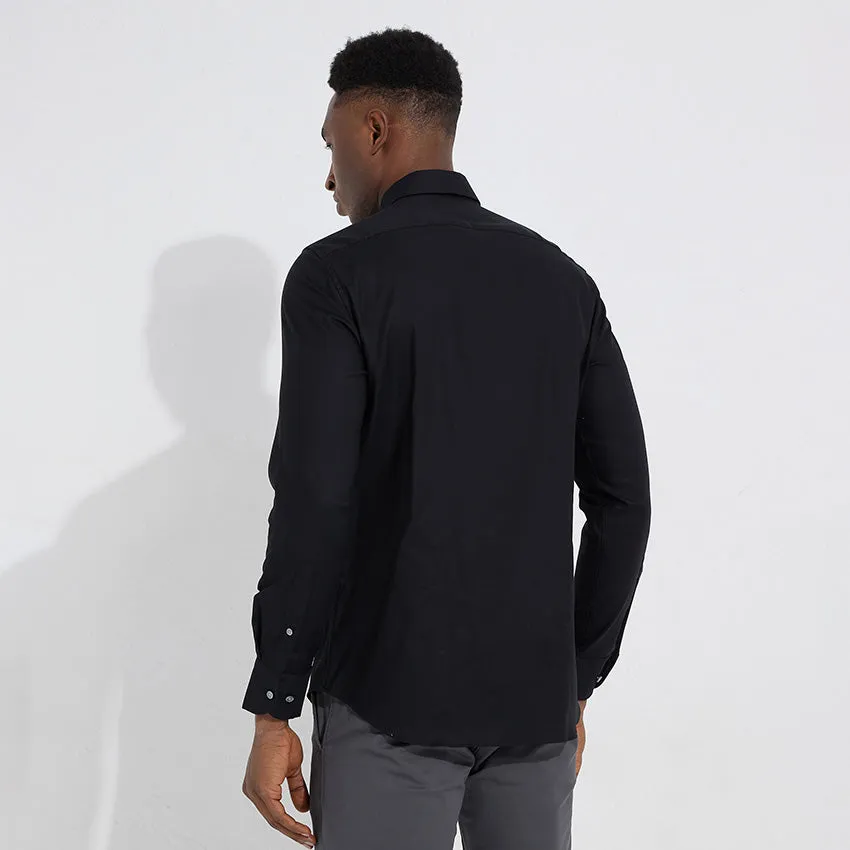 Flex Oxford Shirt - Black