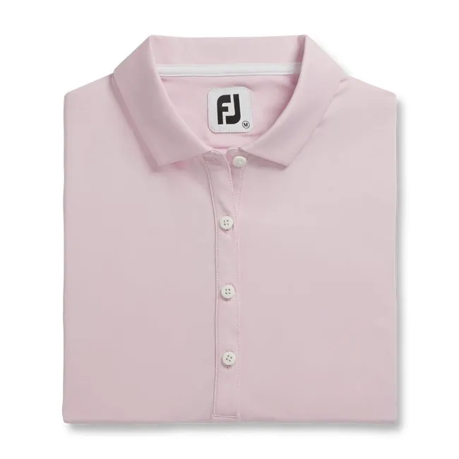FootJoy Women's Solid Lisle Self Collar Polo