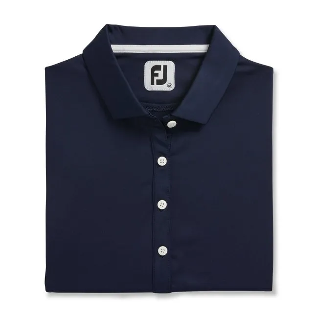 FootJoy Women's Solid Lisle Self Collar Polo