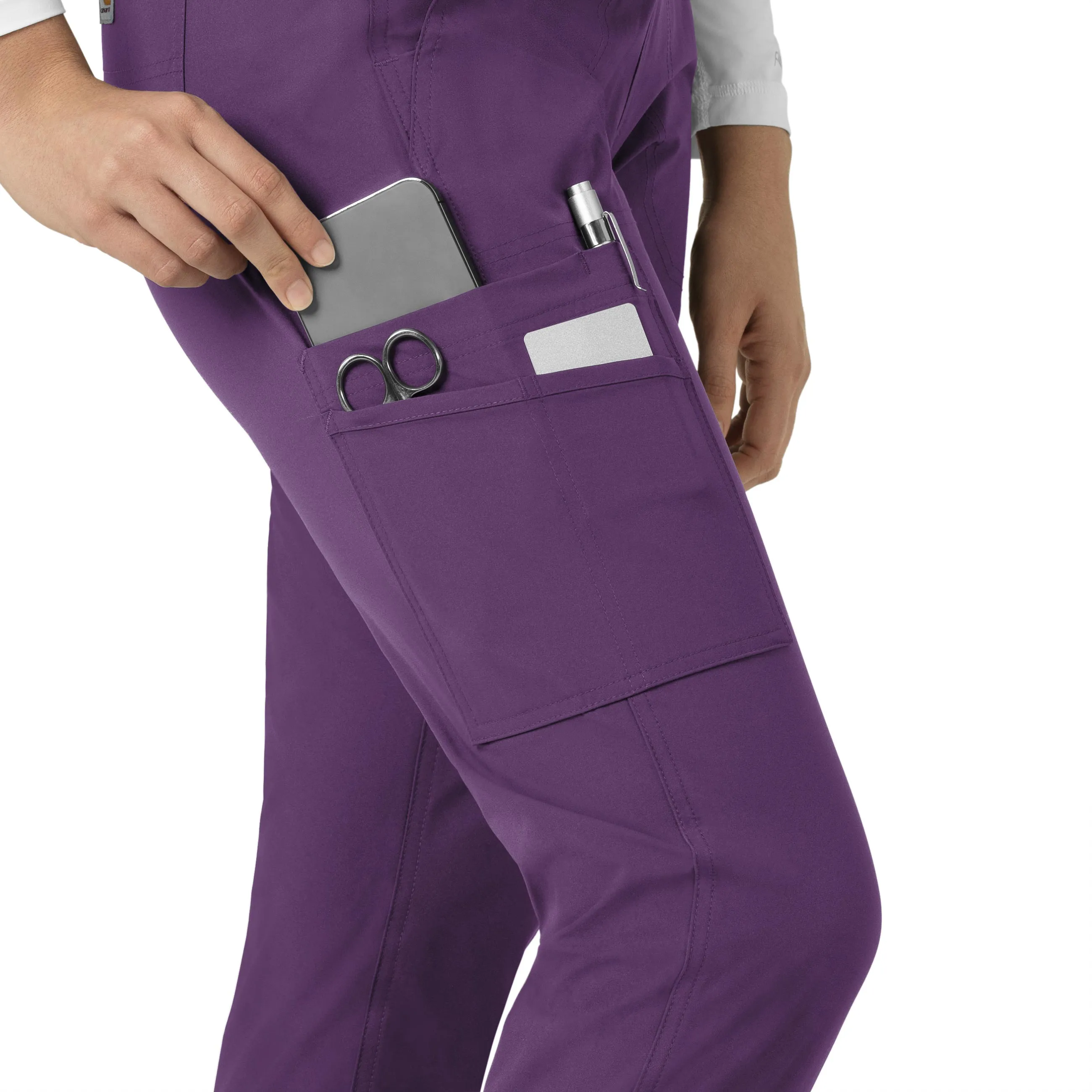 Force Essentials C51113 Jogger Scrub Pants Eggplant