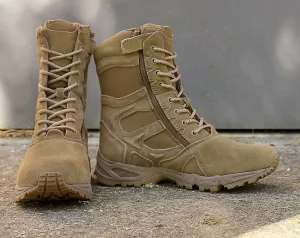 Forced Entry 8" Deployment Boots With Side Zipper Coyote Brown
