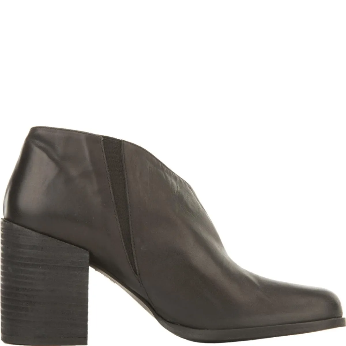 Free People Terrah Black Heeled Booties Black