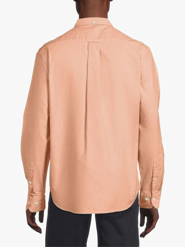 GANT Crispy Peach Color Oxford Button Down Shirt 348850 Size Medium