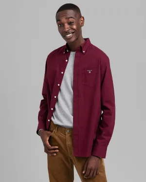 GANT Thunder Red Fitted Comfort Oxford Button Down Shirt 364202 Size M NWT