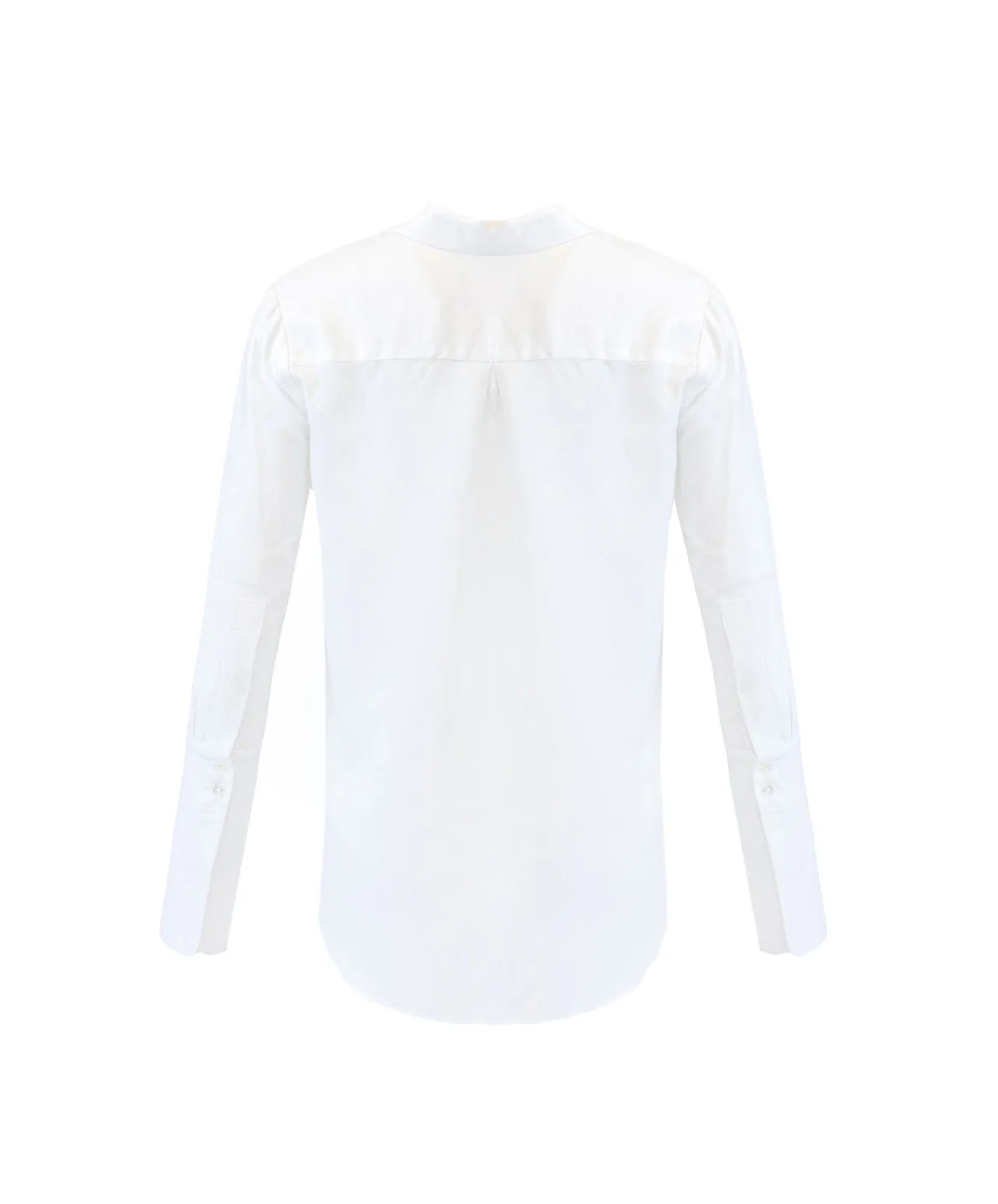 Garcon Shirt - Cotton Stretch Poplin -Optic White