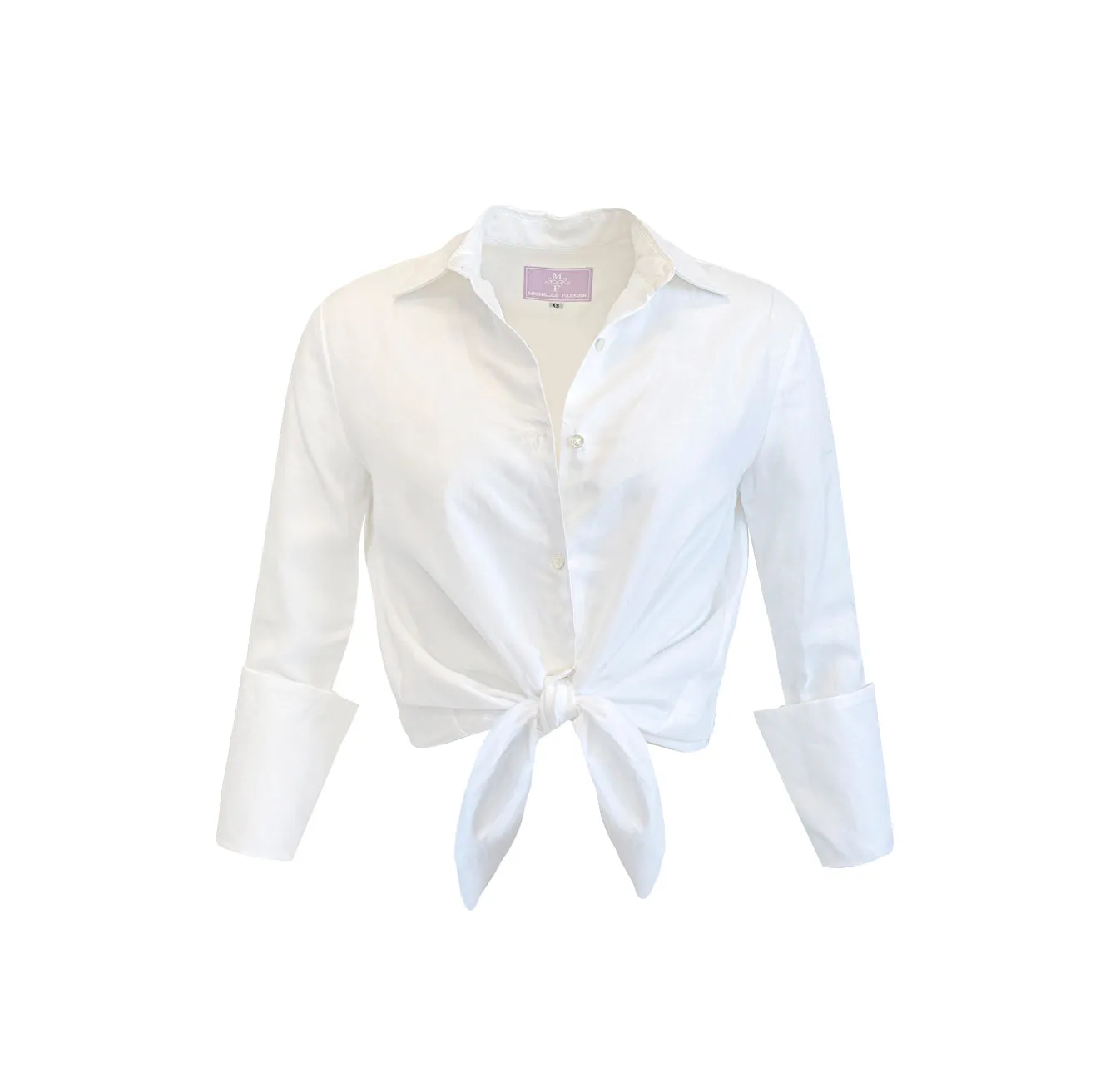 Garcon Shirt - Cotton Stretch Poplin -Optic White
