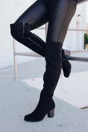 Giabella Over The Knee Boot - Black
