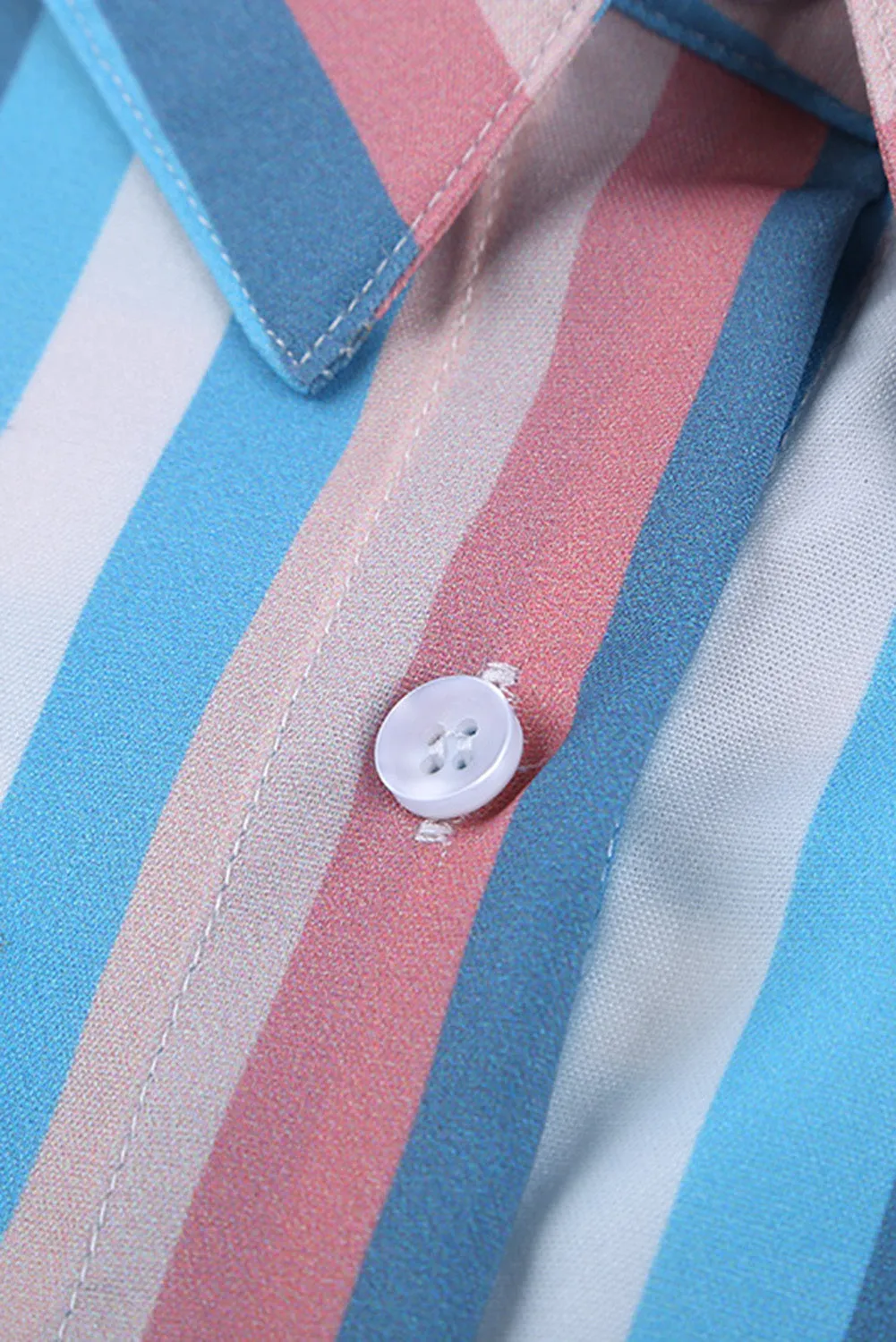 Gingham Play Button Down Shirt