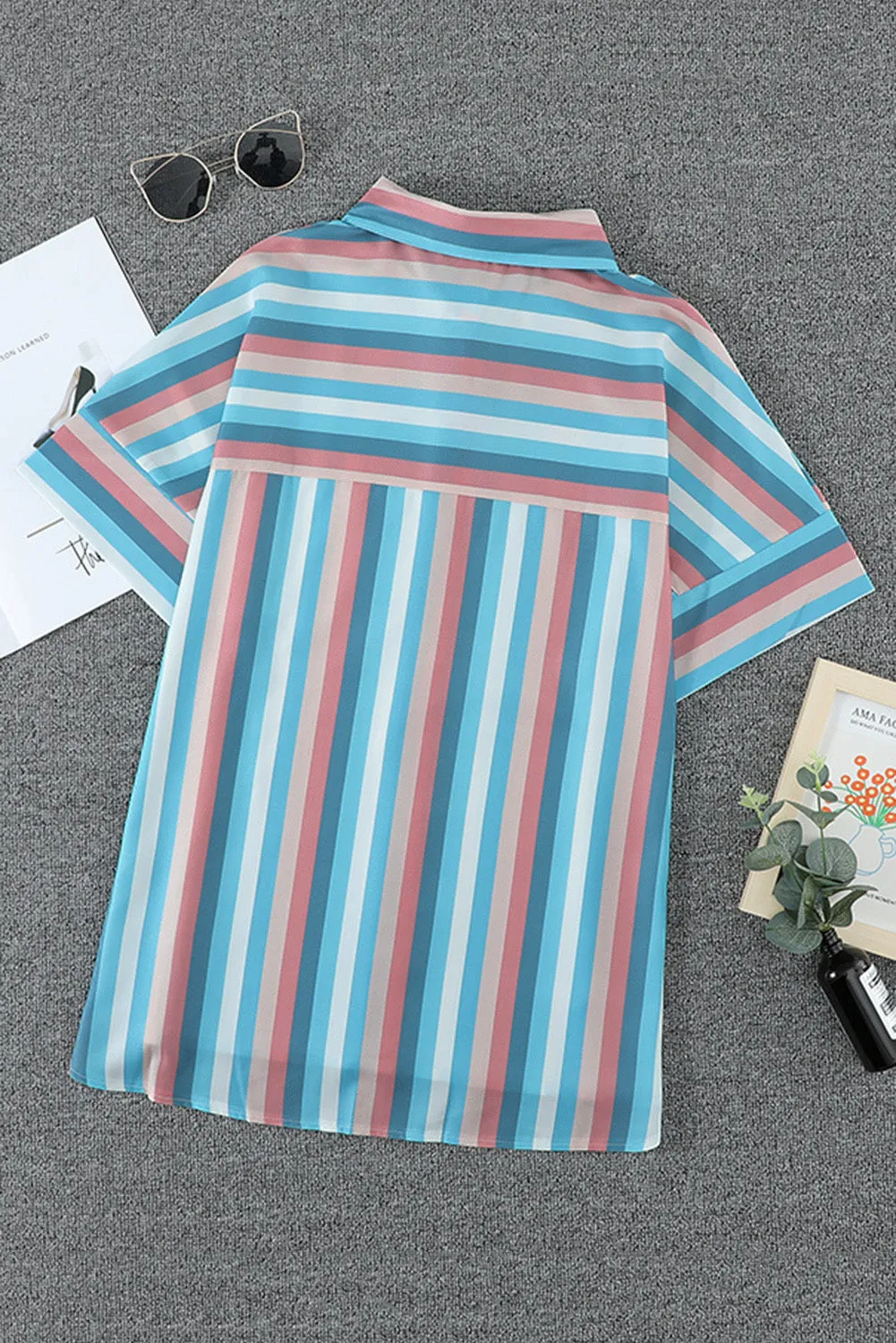 Gingham Play Button Down Shirt