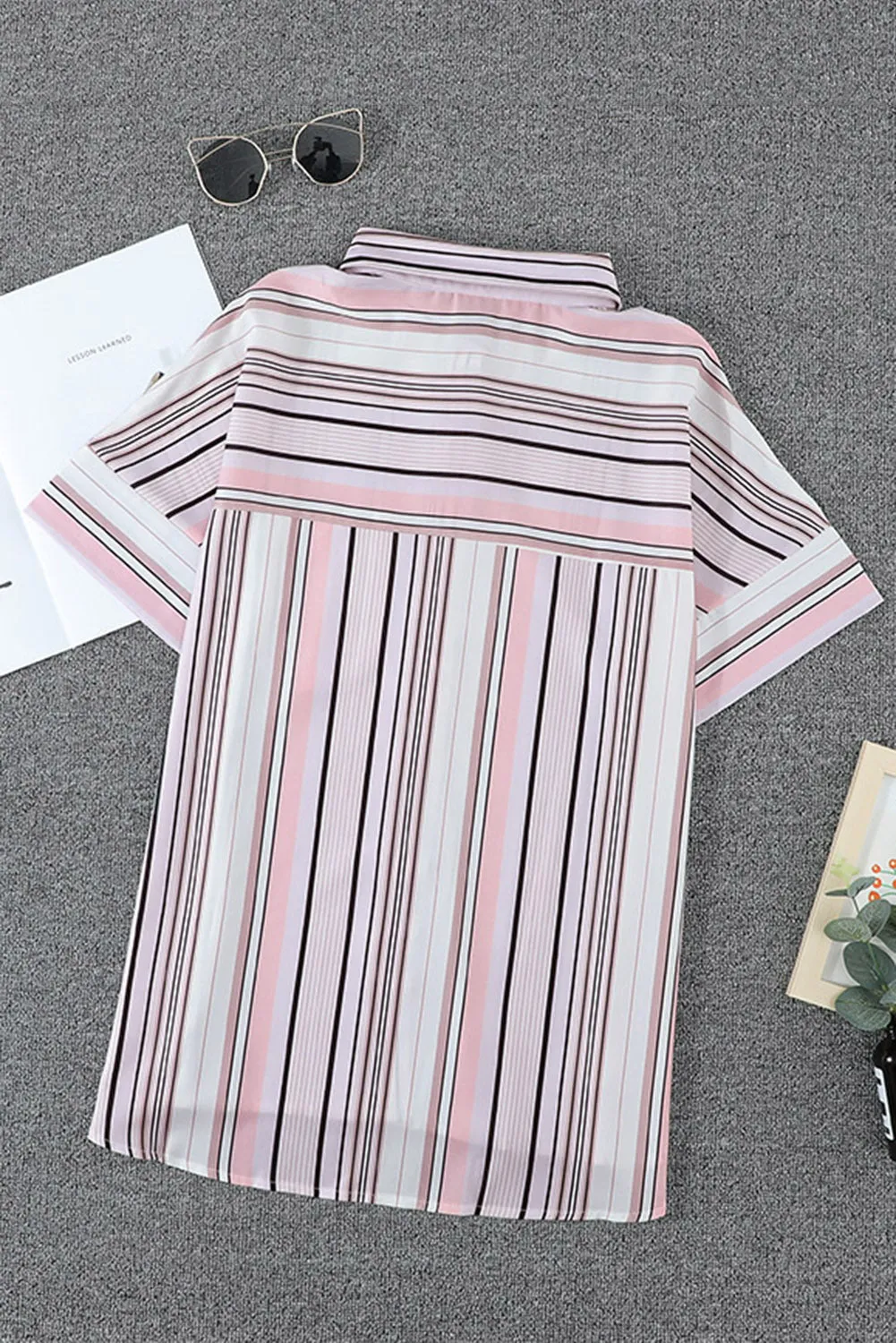 Gingham Play Button Down Shirt