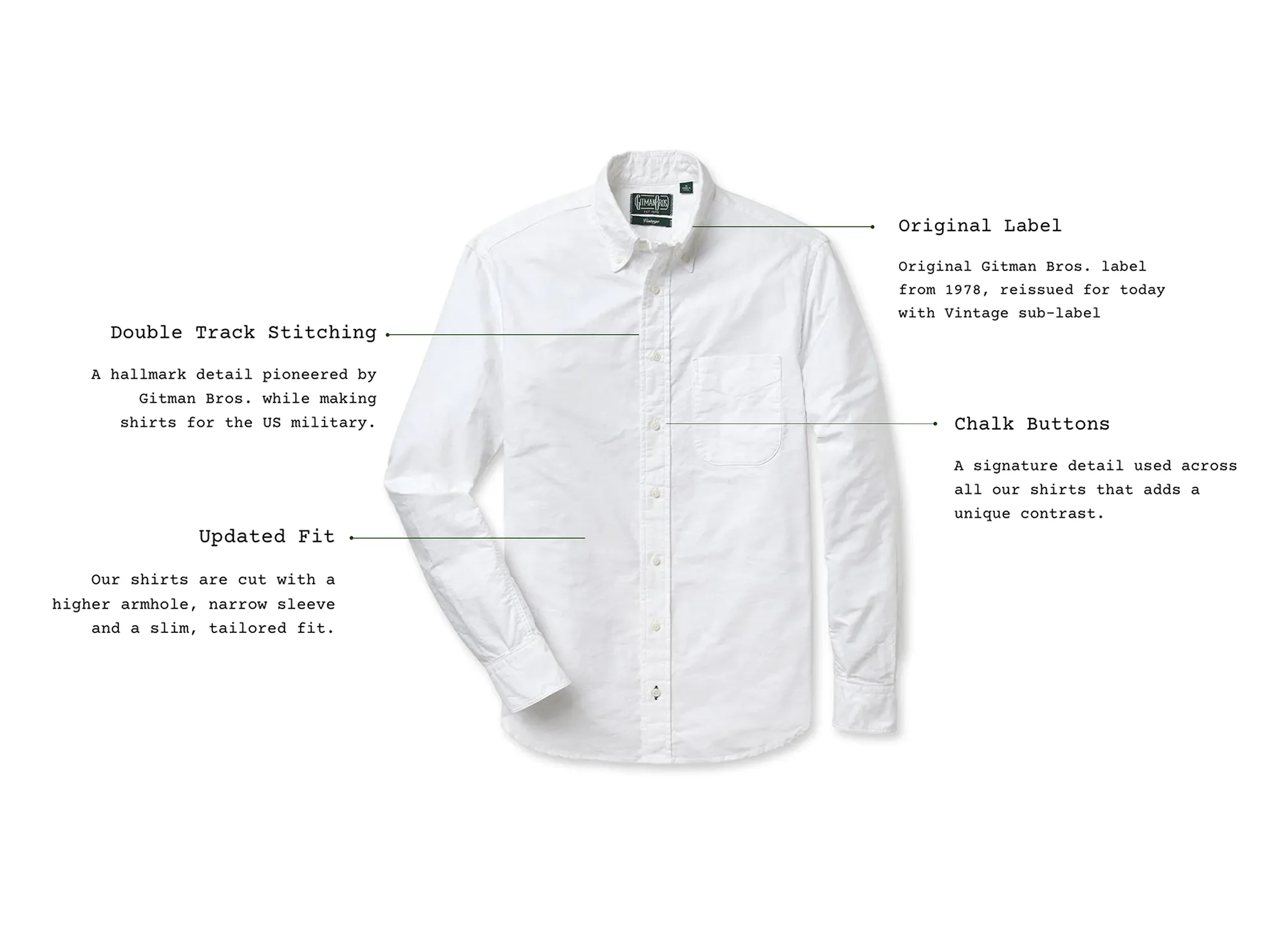 Gitman Bros Vintage Spring Oxford Shirt