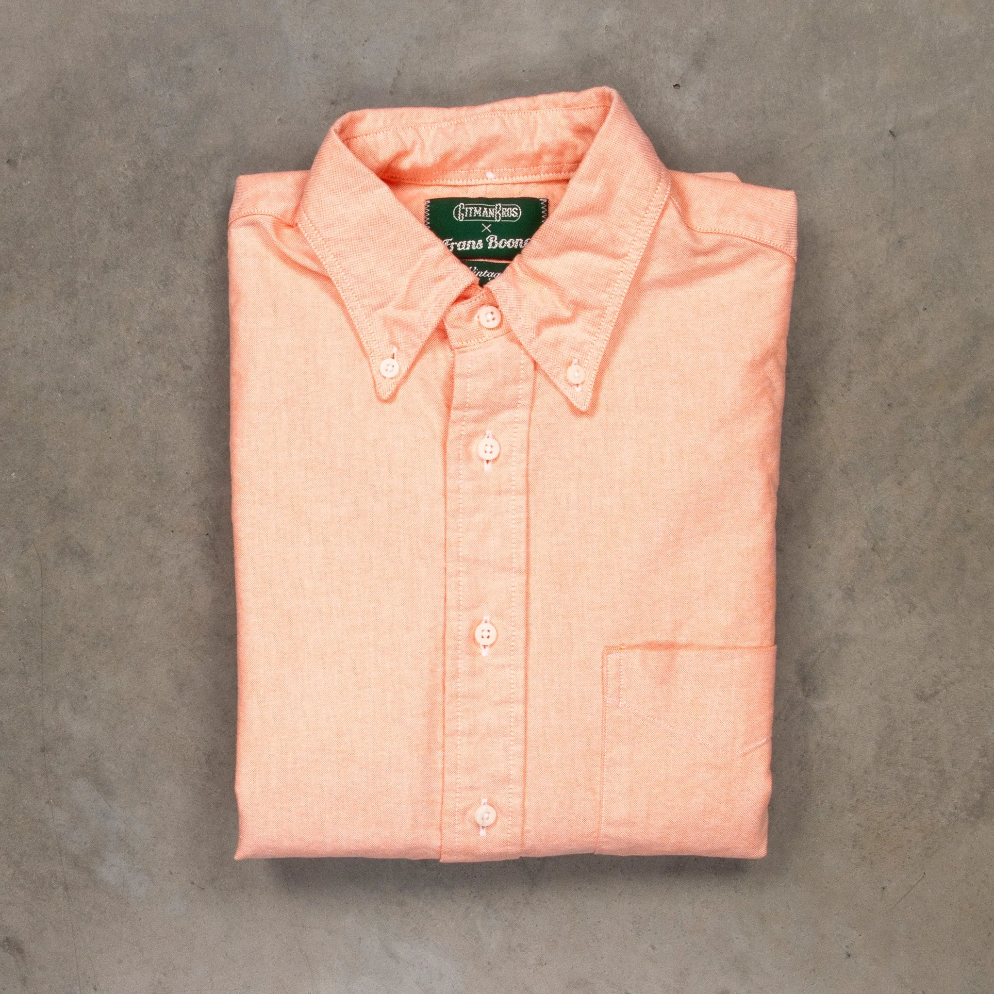 Gitman Vintage x Frans Boone Japanese Oxford Peach