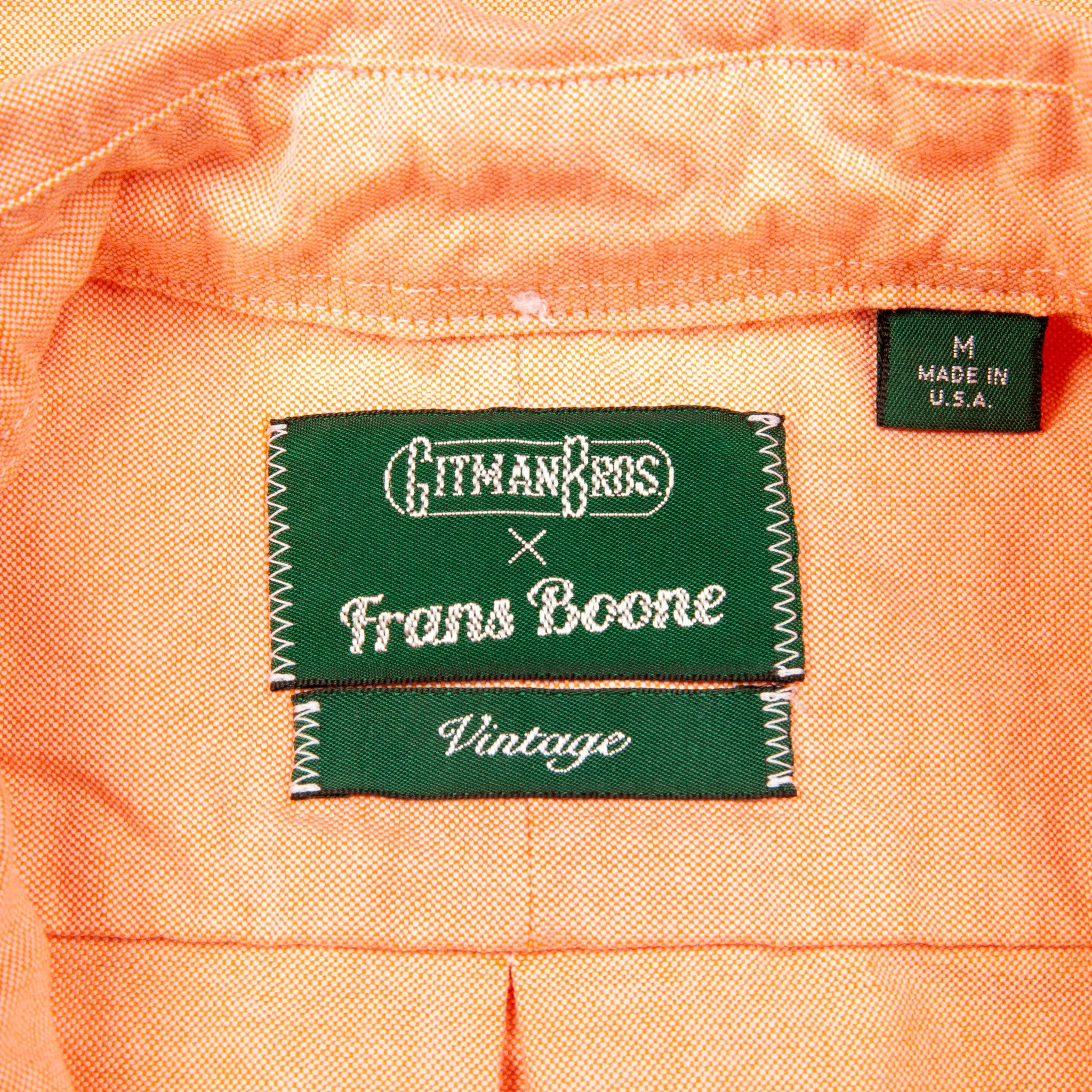 Gitman Vintage x Frans Boone Japanese Oxford Peach