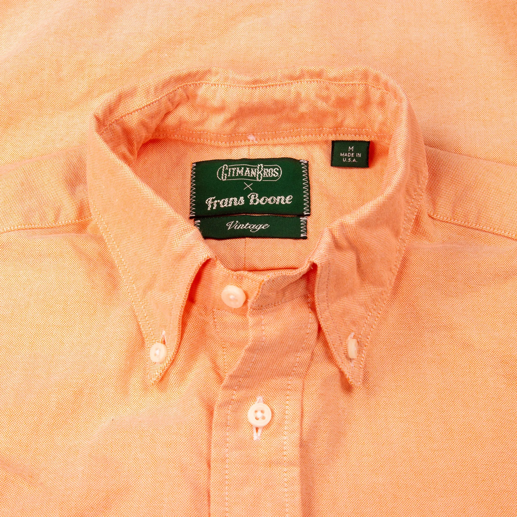 Gitman Vintage x Frans Boone Japanese Oxford Peach