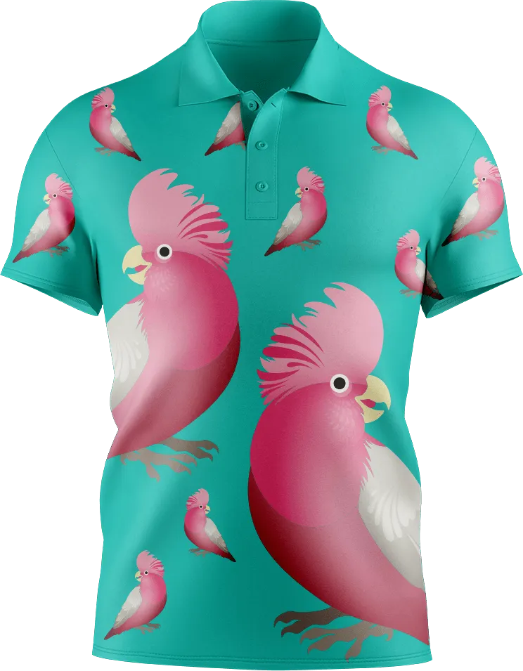 Glama Galah Men's Short Sleeve Polo