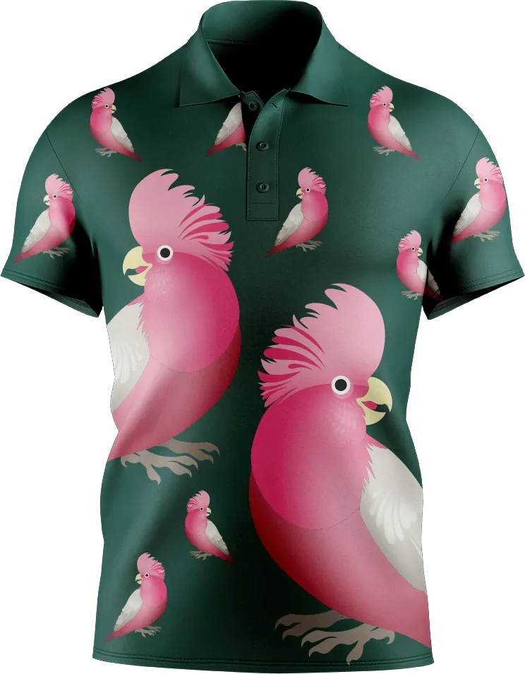 Glama Galah Men's Short Sleeve Polo