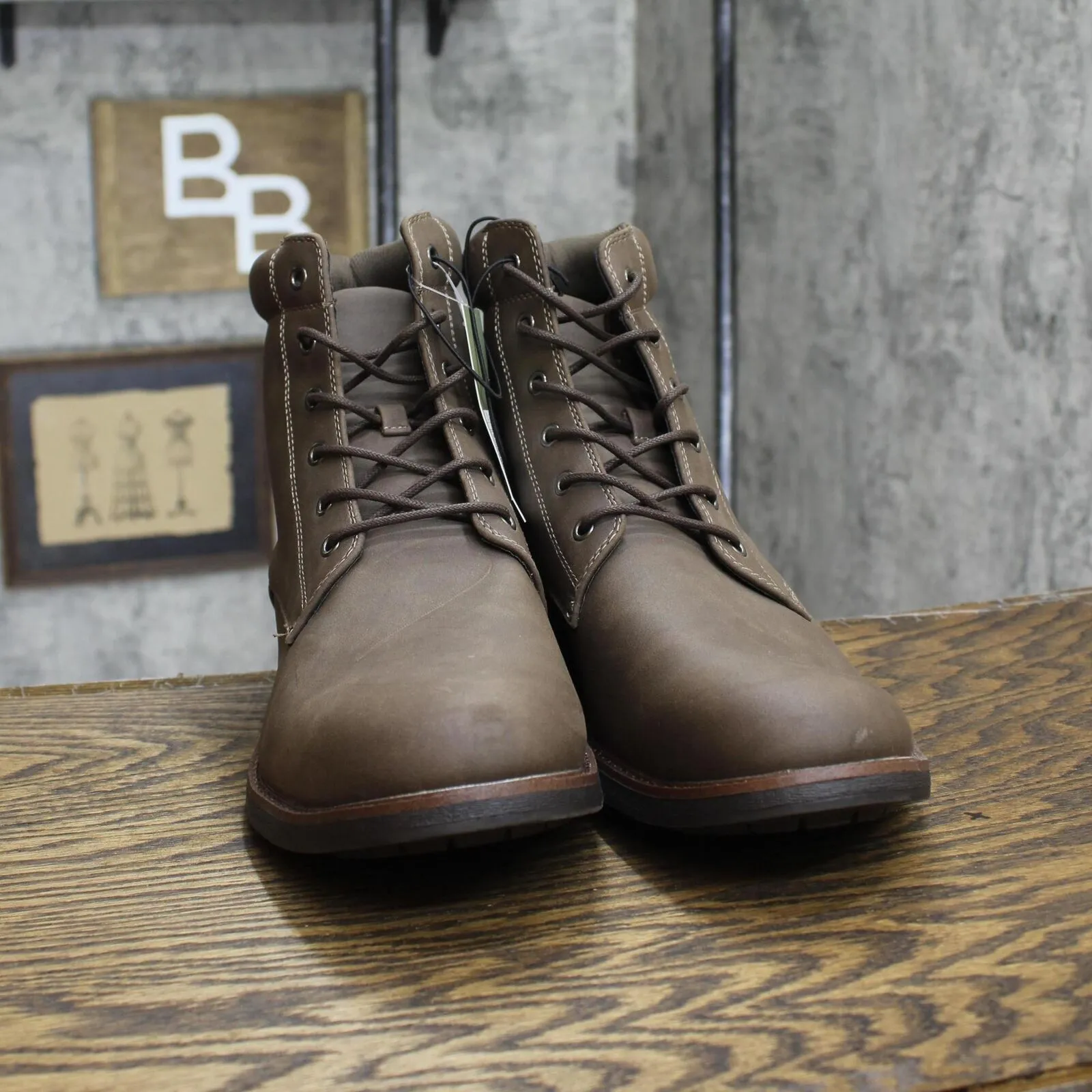 Goodfellow & Co Men's Jeffrey Combat Boots 88097729 Brown 13