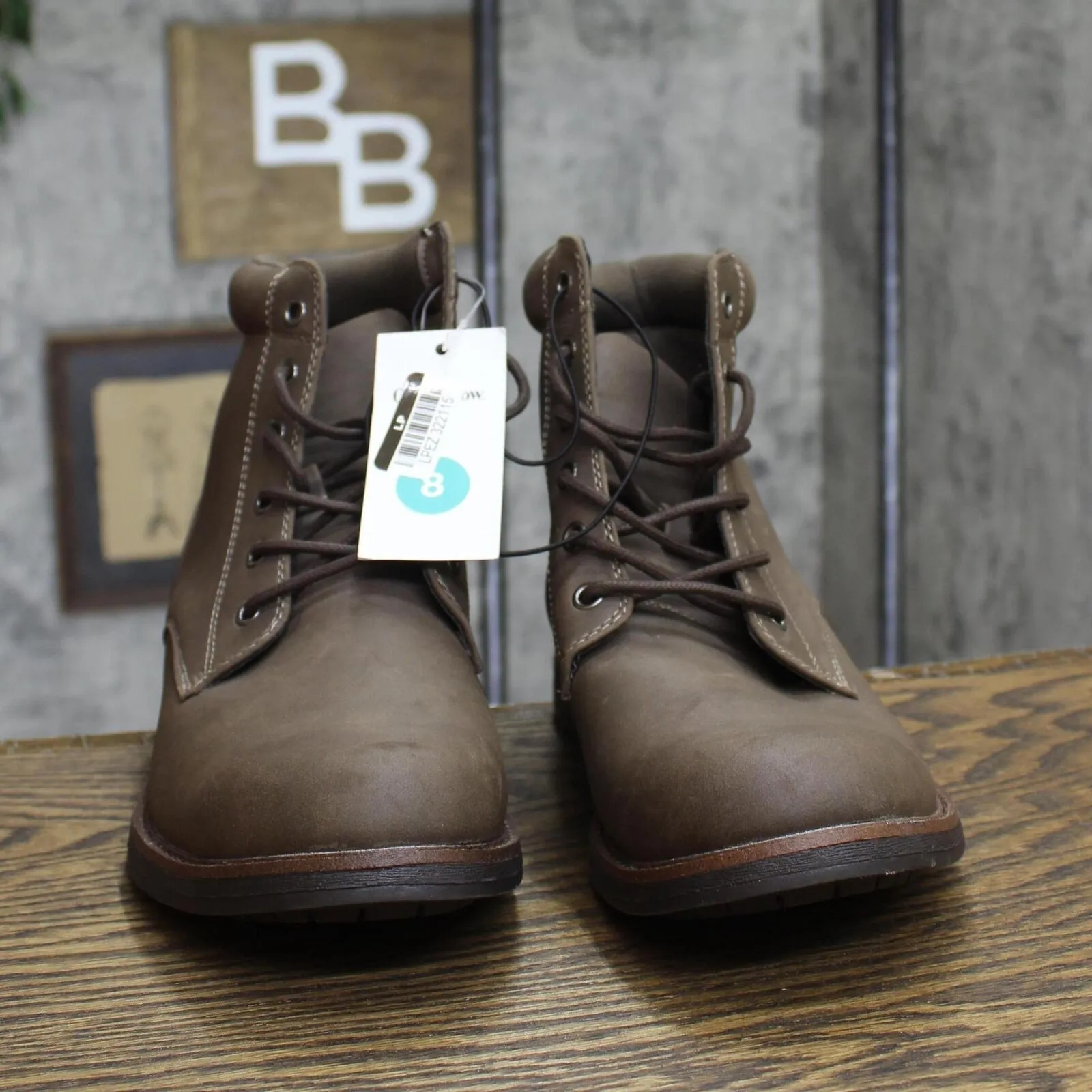 Goodfellow & Co Men's Jeffrey Combat Boots 88097729 Brown 8