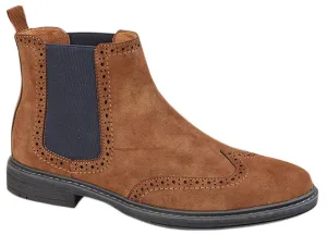 Goor M051BT Mens Brogue Ankle Boots