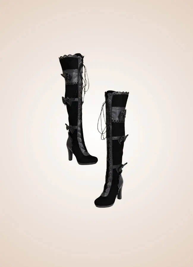 Gothic Over The Knee Boots