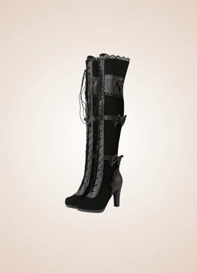 Gothic Over The Knee Boots