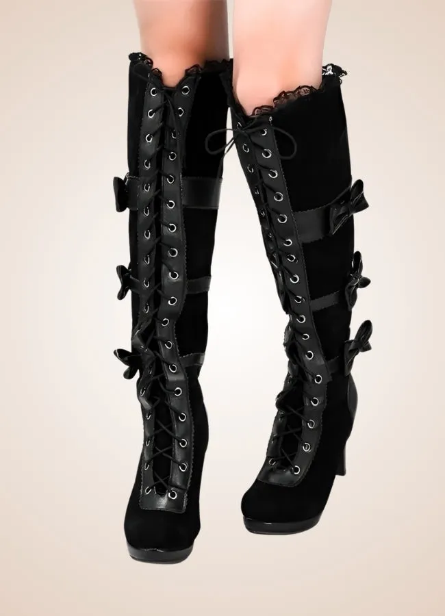 Gothic Over The Knee Boots