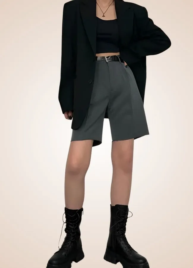 Gothic Steampunk Mid Calf Boots