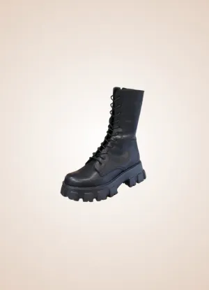 Gothic Steampunk Mid Calf Boots