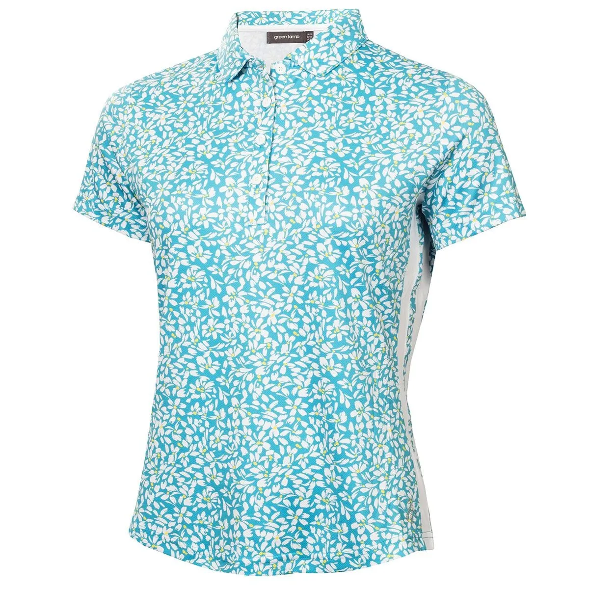 Green Lamb Odelle Printed Golf Polo Shirt