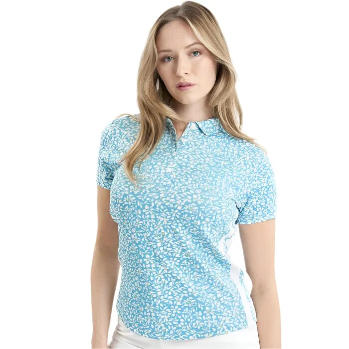 Green Lamb Odelle Printed Golf Polo Shirt