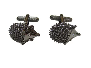 Gunmetal Toned Hedgehog Cufflinks