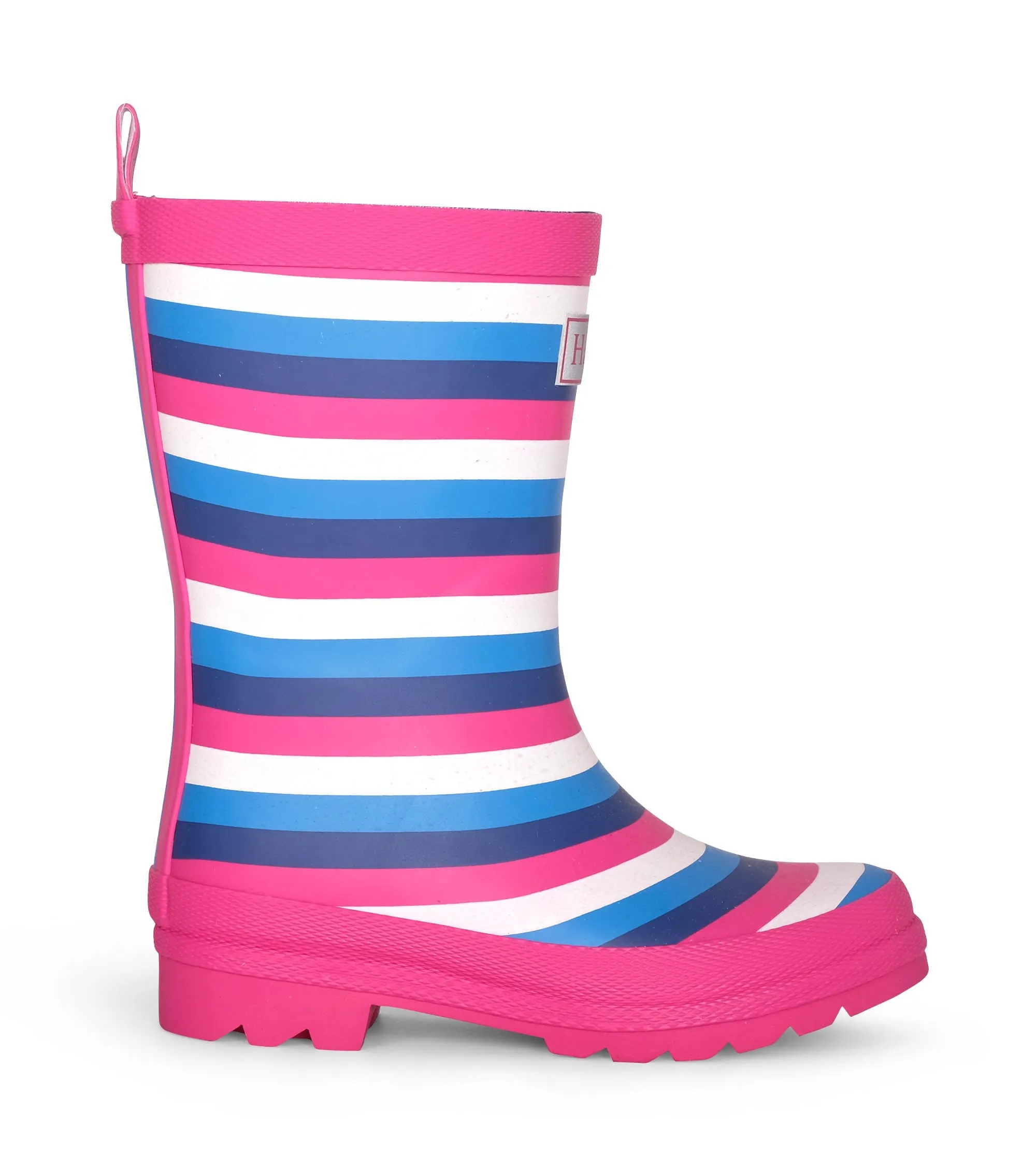 Hatley Kids Matte Rain Boots - Summer Stripe