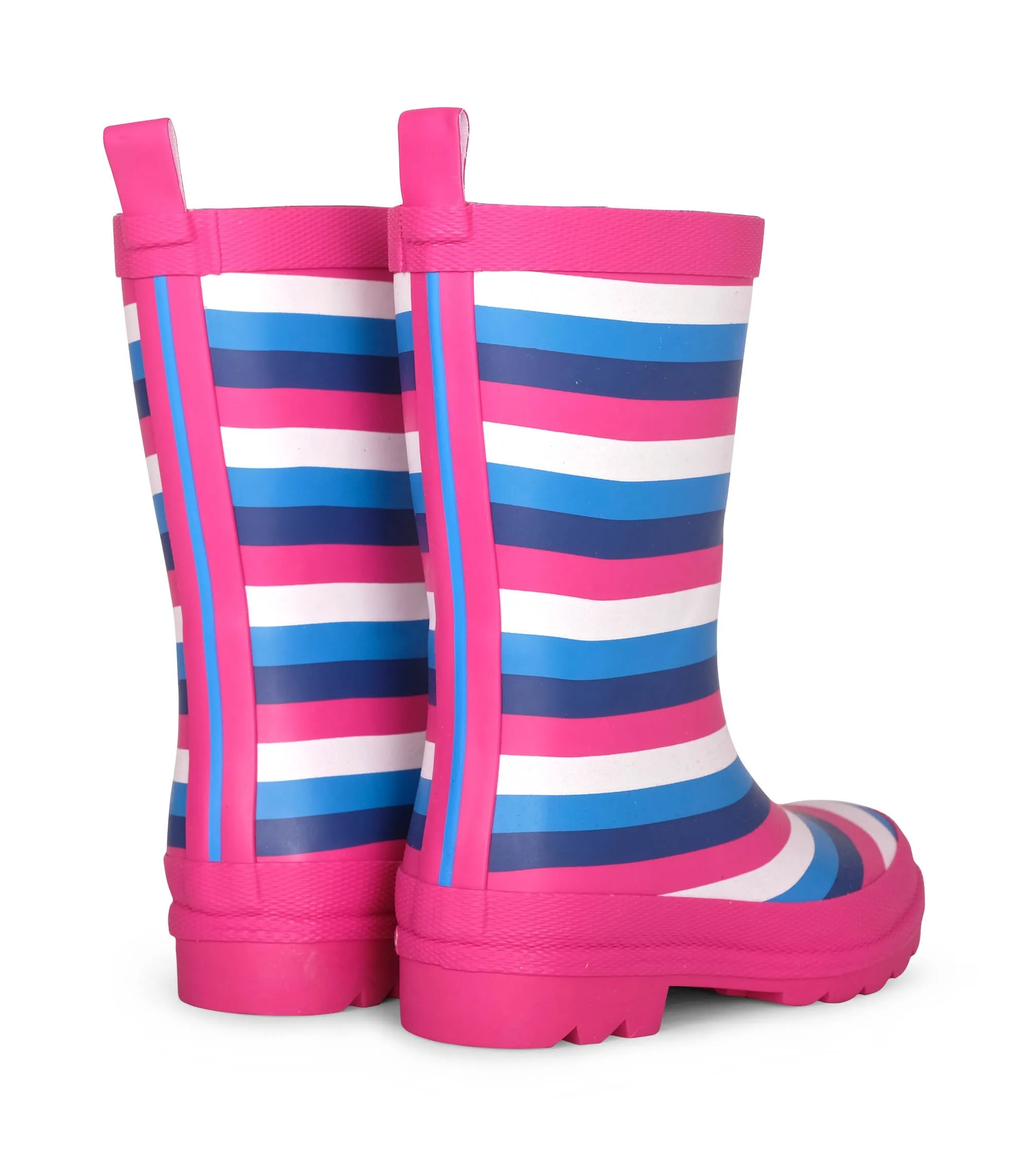 Hatley Kids Matte Rain Boots - Summer Stripe