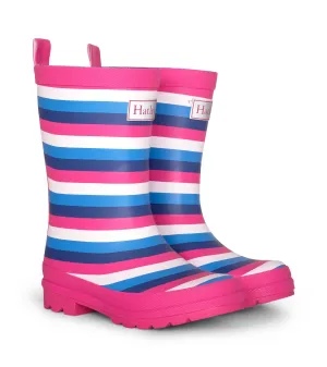 Hatley Kids Matte Rain Boots - Summer Stripe
