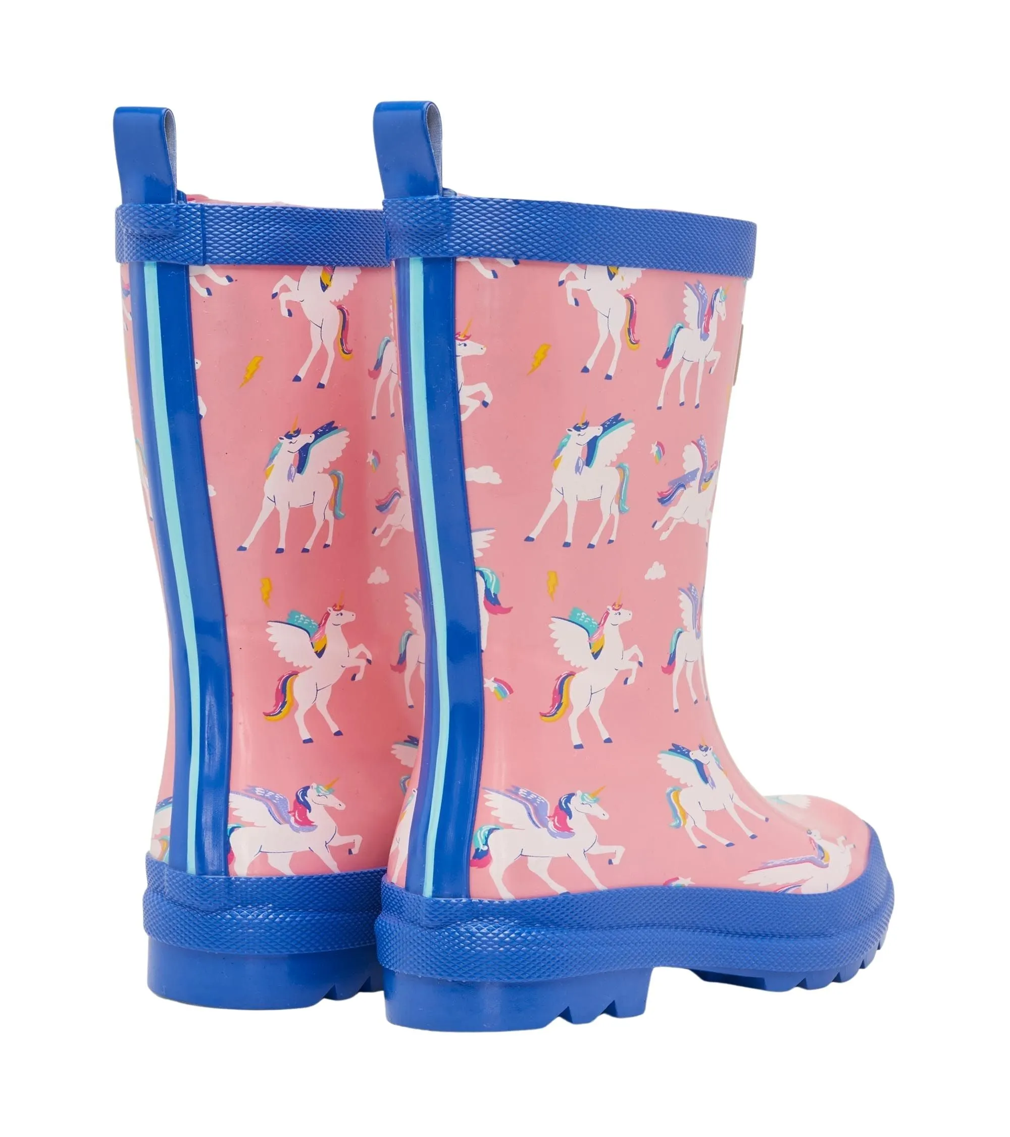Hatley Kids Shiny Rain Boots - Magical Pegasus