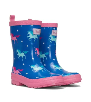 Hatley Kids Shiny Rain Boots - Twinkle Unicorns